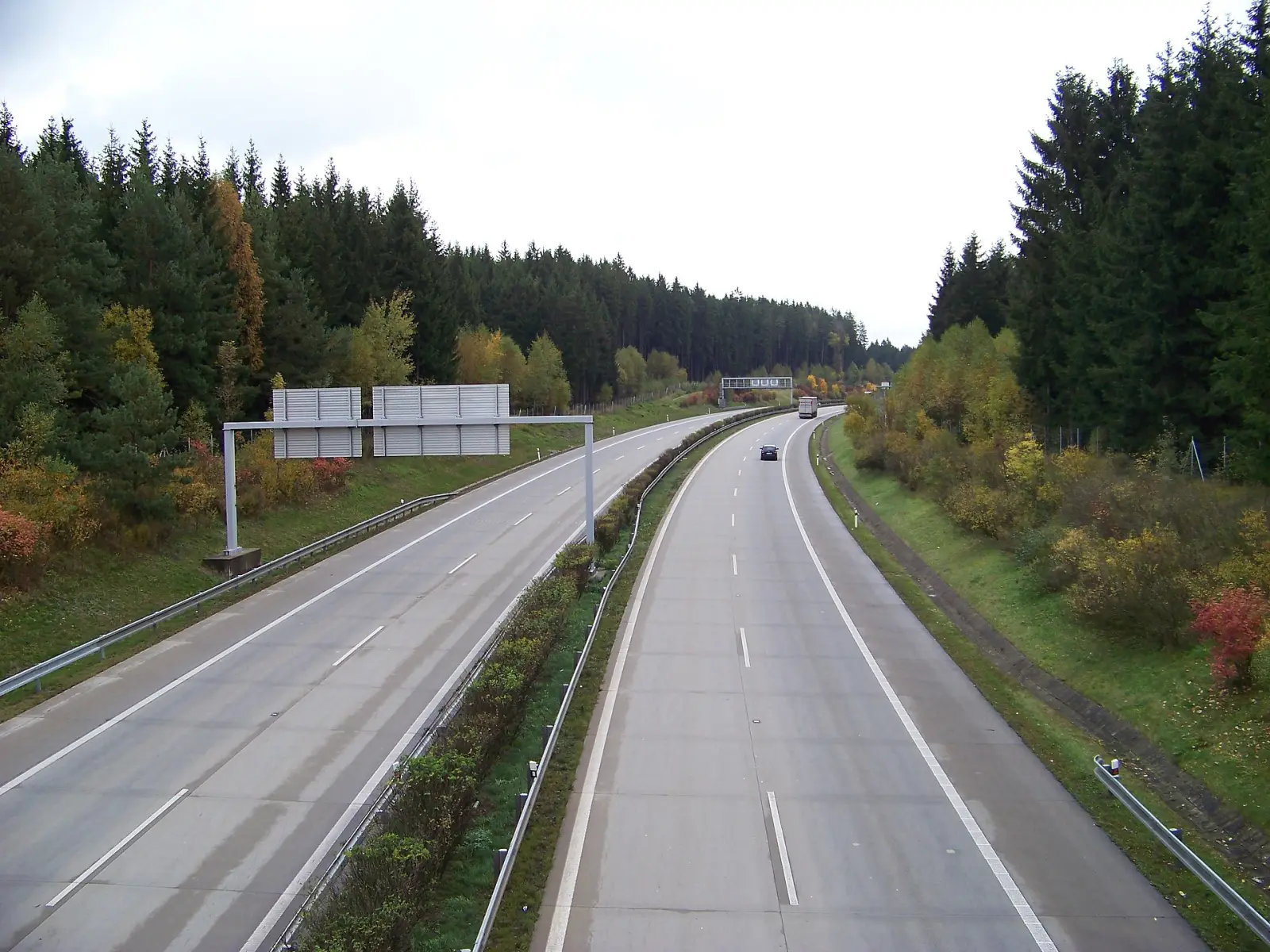 DE-CZ-Grenze — Hauptanreise nach Tschechien.