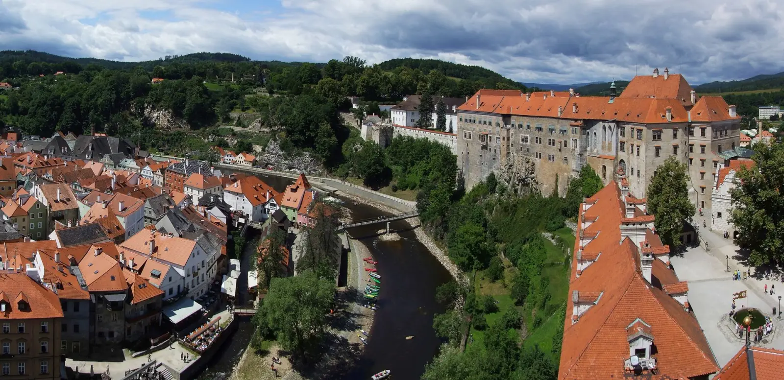 Český Krumlov UNESCO-Altstadt — Süd-Böhmen-Klassiker.
