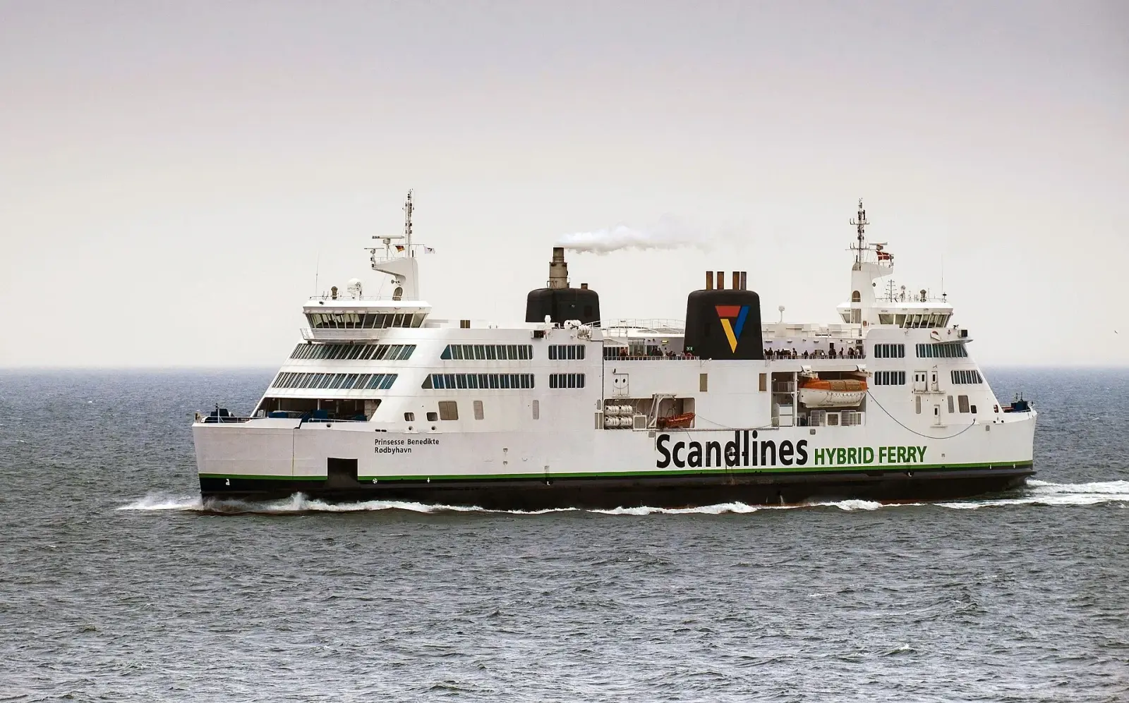 Scandlines-Fähre auf der Route zwischen Rødby und Puttgarden.
